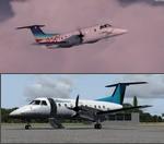 FSX/P3D 3/4 Embraer EMB-120 Sky Bahamas, Brasilia 300th Livery and Australasia triple pack