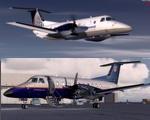 FSX/P3D 3/4 Embraer EMB-120 Continental Express and United Express twin package