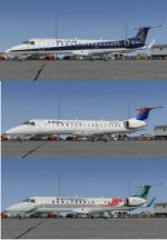 FSX/P3D Embraer ERJ-145 FSX 4 livery pack 1