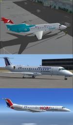 FSX/P3D Embraer ERJ-145 4 livery pack 2