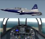 FSX/P3D Northrop F-20 Tigershark  RNAF, Turkish Stars (Aerobatic team) and 'Iris' triple package