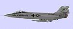 Lockheed
                  F-104D Starfighter