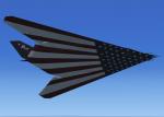 FSX XLOAD F-117 #79-782 Retirement Scheme (Stars and Stripes scheme).