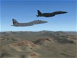 FSX McDonnell-Douglas F-15E's of Railroad Valley