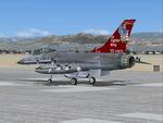 FSX/FS2004                   F-16 Wisconsin ANG Tail flash Textures only