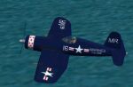 Combat
            Flight Sim 2 F4U-4B of VMA-332 from the USS Bairoko off Korea, July
            1953.- Repainted Textures only.