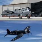 FSX/P3D 3/4 Chance Vought F4U-7 Corsair package