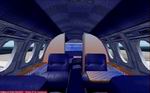 FS2004                  Dassault Falcon 50 New Cabin Decor