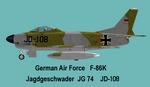 North American F-86D (K) German Air Force Textures