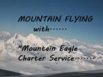 "Mountain Eagle" Charter Flights...