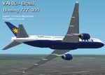 FS2002
                  Boeing 777-300 VARIG BRASIL default textures only