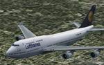 FS2004
                  Boeing 747-400 Lufthansa. 