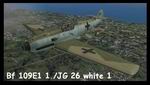 CFS3
                  Bf 109E-1 6./JG 26 white 12 Attack in the West spring 1940