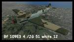 CFS3
                  Bf 109E-1 4./JG 51 white 12 Attack in the West spring 1940 