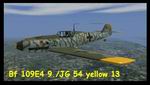 CFS3
                  Bf 109E-4 9./JG 54 yellow 13 Battle of Britain summer 1940 Paintscheme.