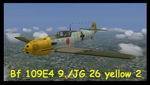 CFS3
                  Bf 109E-4 9./JG 26 yellow 2 Battle of Britain summer 1940
