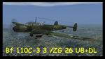 CFS3
                  Bf 110C-3 3./ZG 26 U8+DL