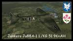 CFS
                  3 Junkers Ju88A-1 Geschwader 1./KG 51 9K+AH Battle of Britain
                  1940