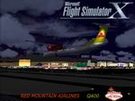 FS2004
                    Bombardier Q400 Red Mountain airlines Splashscreens
