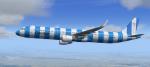 FSX/P3D Airbus A321-200 Condor new livery blue D-ATCF package