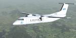 FSX/P3D De Havilland Dash 8 Q300 United Nations (ob Voyageur Airways)