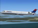 FSX
                  Bombardier CRJ700 Delta Airlines textures only