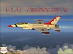 FSX
                  F-16 Viper Thunderbird Ship One.