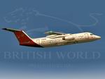 FS2004
                  BAe146-300 v1.0 British World Airlines Textures only