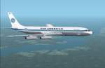 FS2002
                  Aircraft: Pan American Airlines livery replacement/additional
                  textures for AI friendly gMax created Boeing 707-320 (v1).