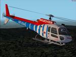 FS2002
                  AS350 WUCHER Helicopter "Gallus 1" Austrian Rescue Helicopter
