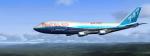 Boeing 747-400 Happy New Years Textures
