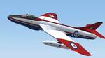 FS2004
                  Hawker Hunter FGA9 XE601RAF A&AEE Boscombe Down Textures only