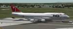 FSX/FS2004                   iFly 747-400 NWA New Textures only