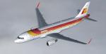 FS2004/FSX Iberia Airbus A320-216 (EC-LXQ)
