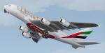Emirates "1 Million Facebook Fans" Airbus A380-861 (A6-EDE)