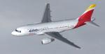 FS2004/FSX Iberia "Oneworld" Airbus A319-111 (EC-KHM)