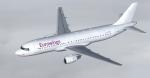 FS2004/FSX Getjet Airlines opb. Eurowings Airbus A320-214 (LY-FAS)