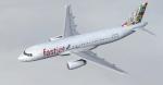 FS2004/FSX fastjet Zimbabwe Airbus A320-232 (ZS-GAC)