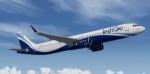 FSX/P3D Airbus A321 NEO  Indigo Blue