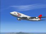 FSX
                  Boeing 747-400 JAL 'Yokoso Japan' Textures only 