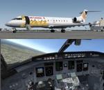 FSX/P3D >v4 Bombardier CRJ-200 Air Canada Jazz 4 livery package
