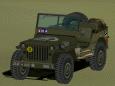 CFS1 drivable WWII vintage jeep.