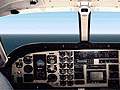 Beech
                  King-Air 90 panel for FS2000