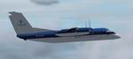 FS2002
                  default dash8-100 in the livery of our Royal Ducth Airlines
                  (KLM).