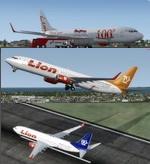 FSX/P3D V3 & 4 Boeing 737-900 Lion Air Group 8 livery package