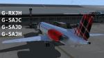 Feelthere/Wilco Loganair Embraer ERJ-145 Fleet Textures