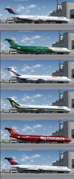 FSX/P3D >v4 McDonnell Douglas MD-80 Series Multipack 2 V2