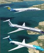 FSX/P3D 3 & 4 Native McDonnell Douglas MD-83 Series Multipack 4