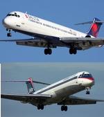 Delta Airlines MD-88  Twin Package