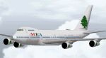 Middle
                  East Airlines 747-200 New livery 